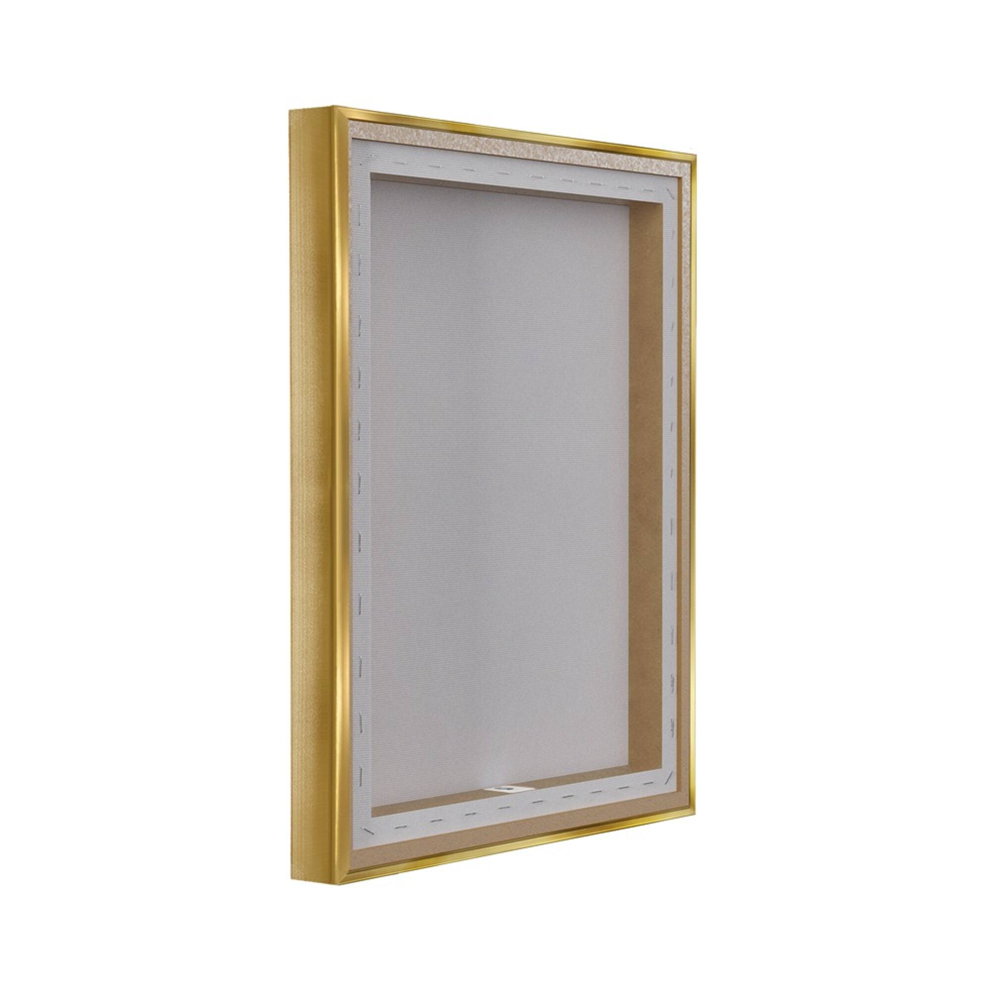 Stupell Industries Stocking Up on Christmas Floating Frame Wall Art